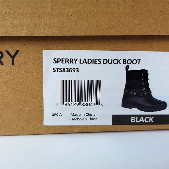 Sperry Top-Sider Women's Gosling Duck Boot, Black - Picture 10 of 10